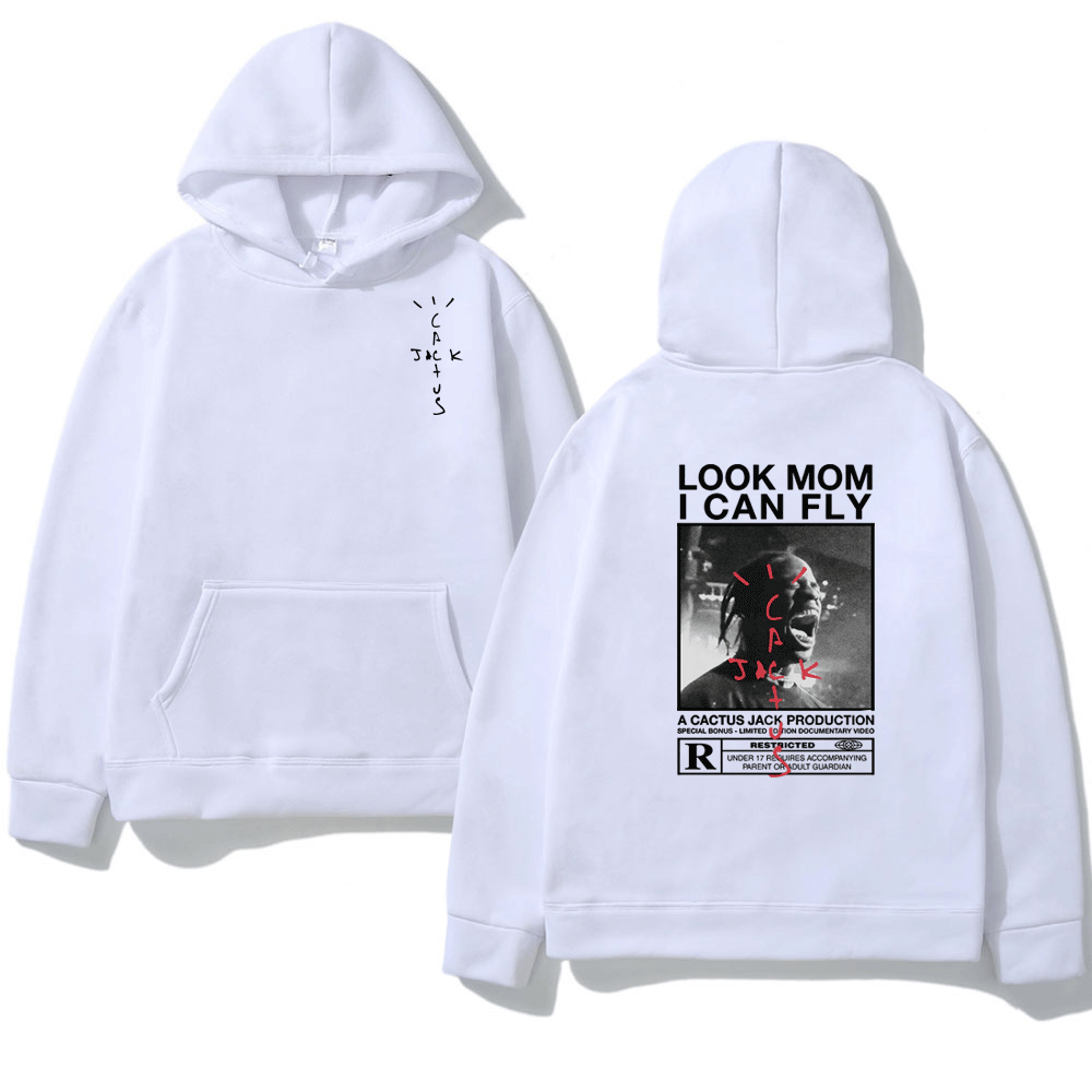 

Худи белый LOYS Cactus Jack. Толстовка Travis Scott Art 44, Черный
