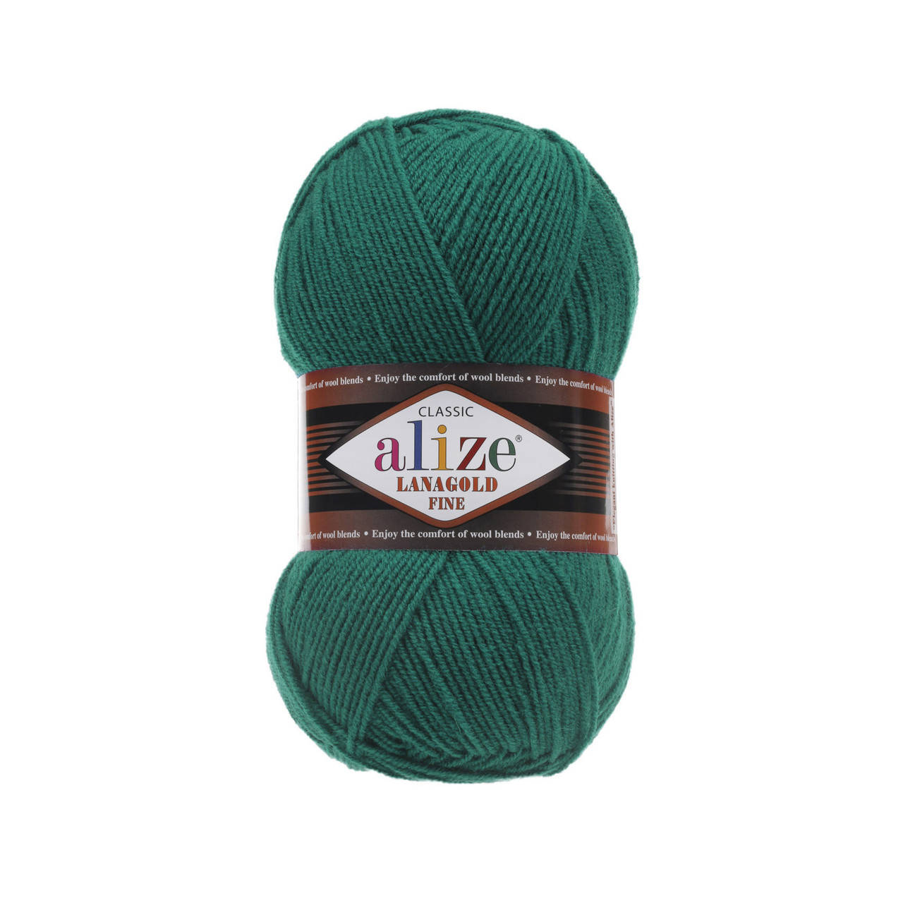 

Alize Lanagold Fine (Ализе Лана Голд Файн) № 507 античный зеленый (Пряжа полушерсть, нитки для вязания), Зелёный