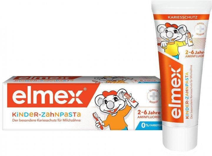 

Детская зубная паста Elmex Kinder-Zahnpasta от 2 до 6 лет 50 мл