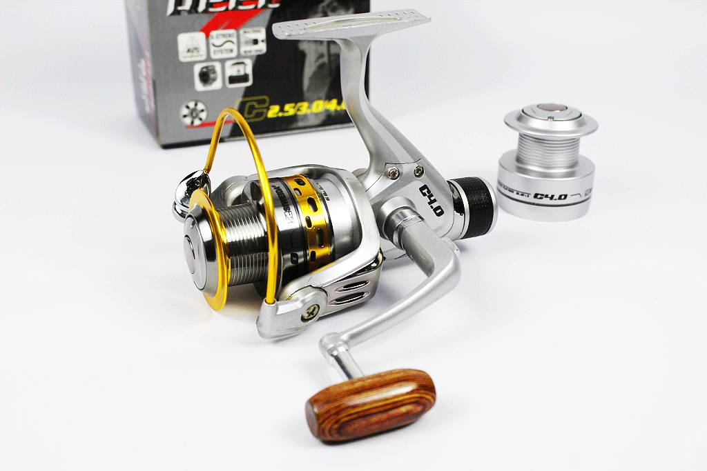 

Катушка Рыболовная Безынерционная Siweida C40A (5+1), Светло-серый