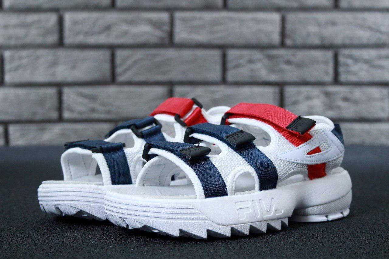 

Мужские сандали Fila Disruptor 2 Sandal Summer Shoes White реплиа, Белый