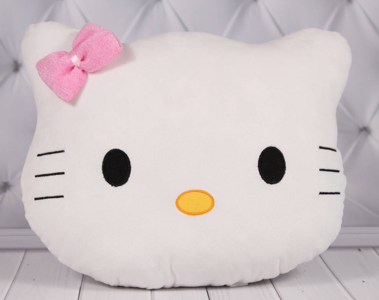 

Детская подушка котик "Китти", "Хелло Китти", "Hello Kitty", 27 см., Белый