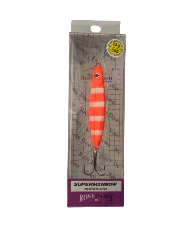 

Пилькер Блесна Rosy Dawn Iron Minnow 28g Цвет#05
