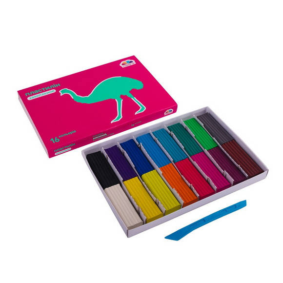 

Пластилин "Гамма" серии "Захоплення", Набор 16 цветов, 320 грамм, Разные цвета