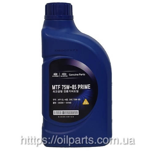

Масло Mobis Hyundai/KIA MTF PRIME 75W-85 GL-4, 1L 04300-00140