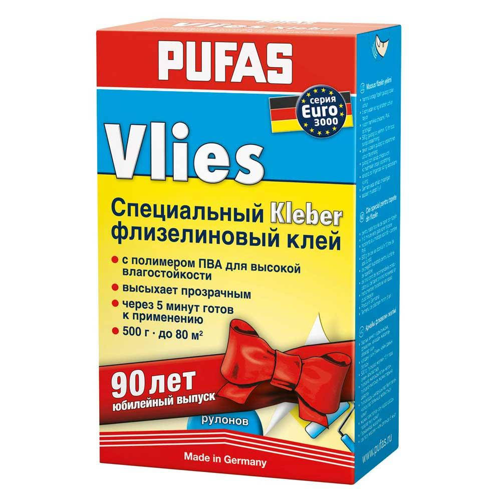 

Клей для обоев Pufas Euro 3000 special флизелиновый 500 г