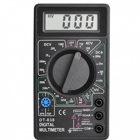 

Мультиметр цифровой DT-838