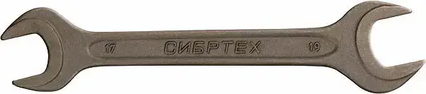 

Ключ ріжковий, 32 х 36 мм, CrV, фосфатований, ГОСТ 2839// СИБРТЕХ