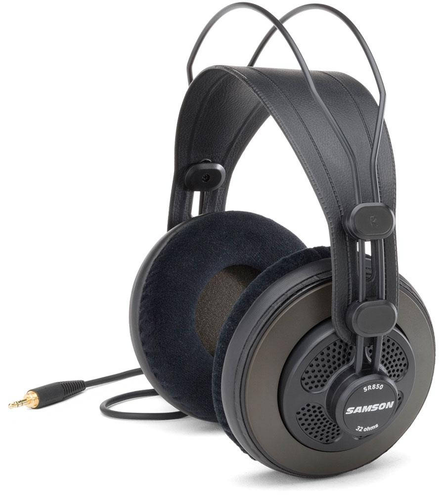 

Мониторные студийные наушники SAMSON SR850 профессиональные без микрофона Black (SR850), Черный