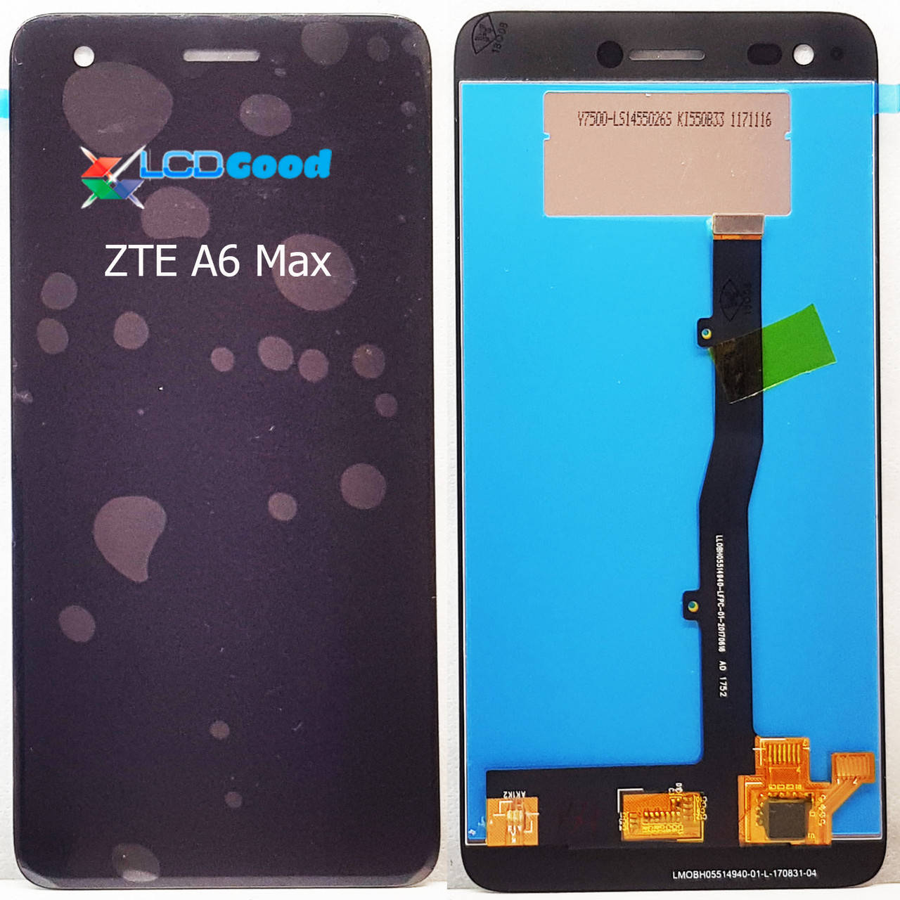 

Модуль ( дисплей + тачскрин ) ZTE Blade a6 Max Чорний, Черный