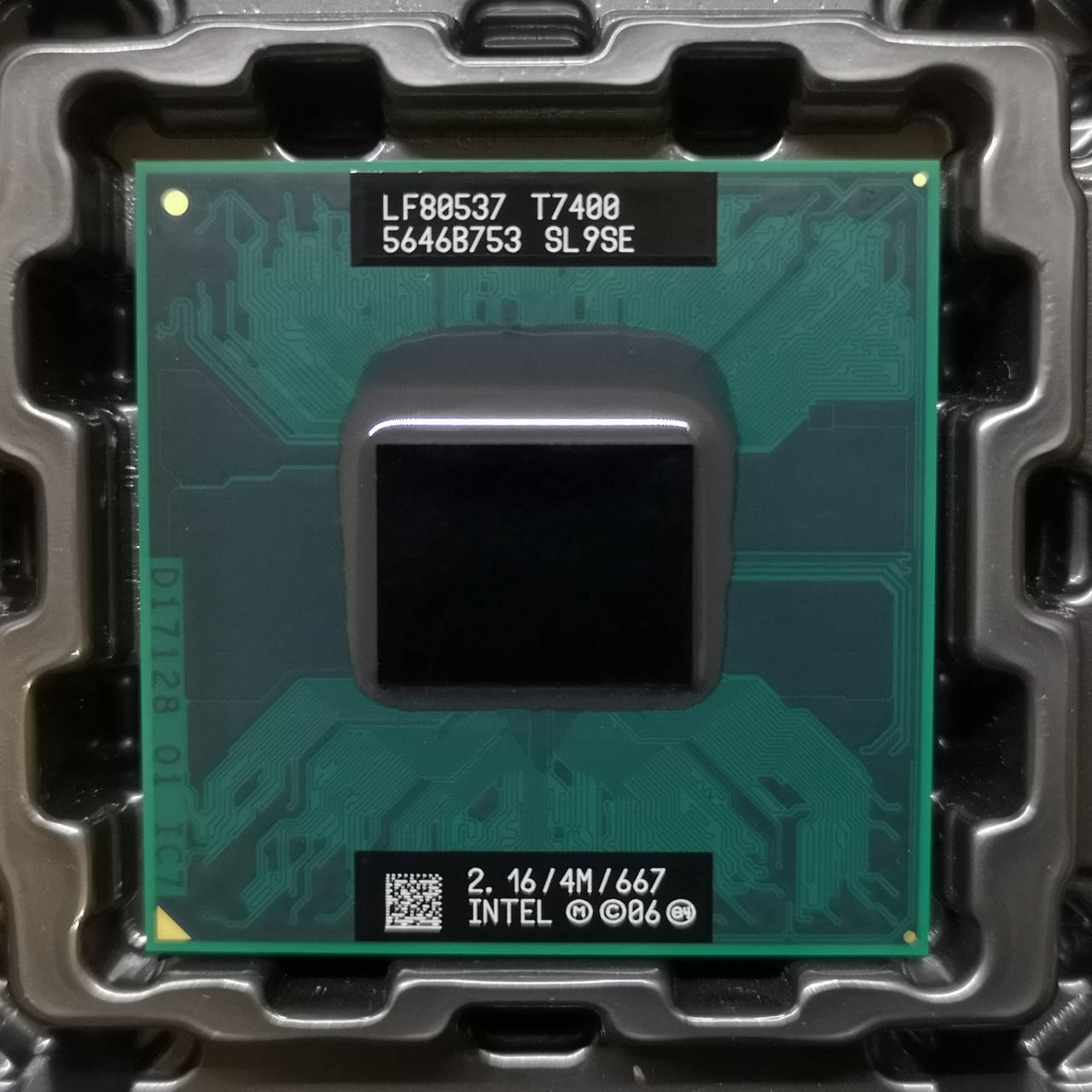 

Процесор T7400 для ноутбука Intel Core 2 Duo 2.16Ghz 667 Socket M + т/паста