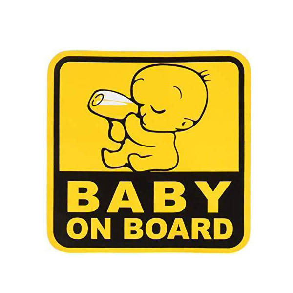 

Наклейка в автомобиль Baby on board 3M FGVZN, Желтый