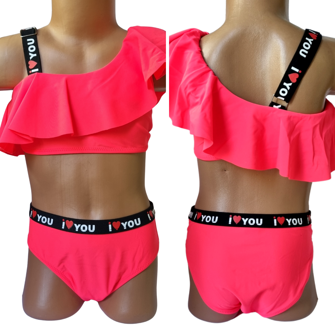 

Купальник подростковый для девочек размер 40 коралл