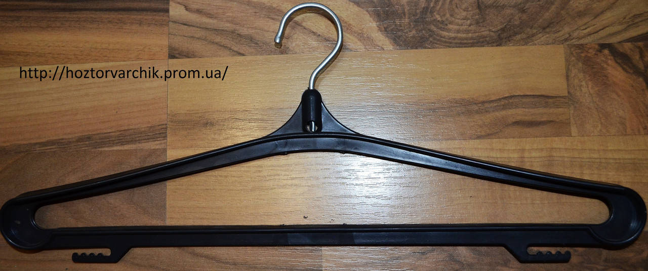 

Плечики №3 большие черные. Металлический крючок /чп КВВ, Харьков/, Черный