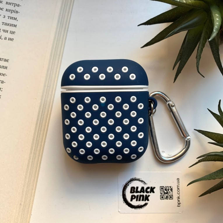 

Чехол для наушников Apple AirPods Nike Sport Band, Blue-White, Синий
