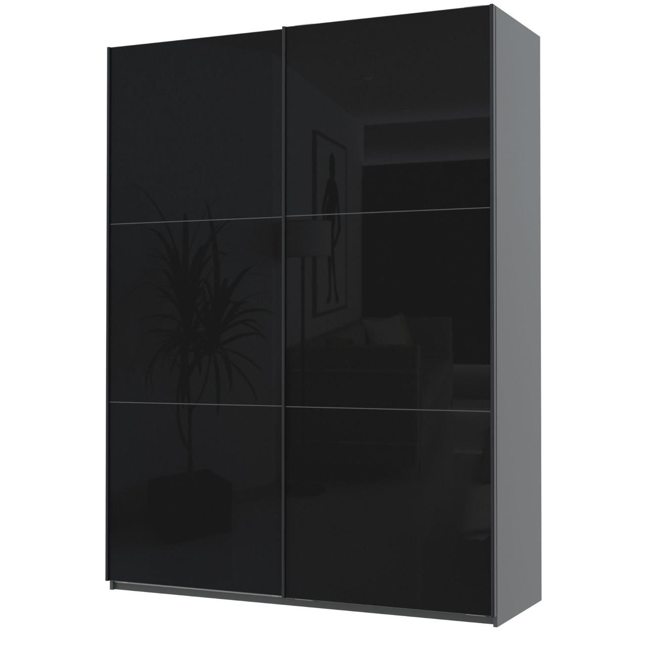 Шафа купе Doros G-Caiser Графіт 2 Скла / 3 частини 180х60х240 (42005016) 4