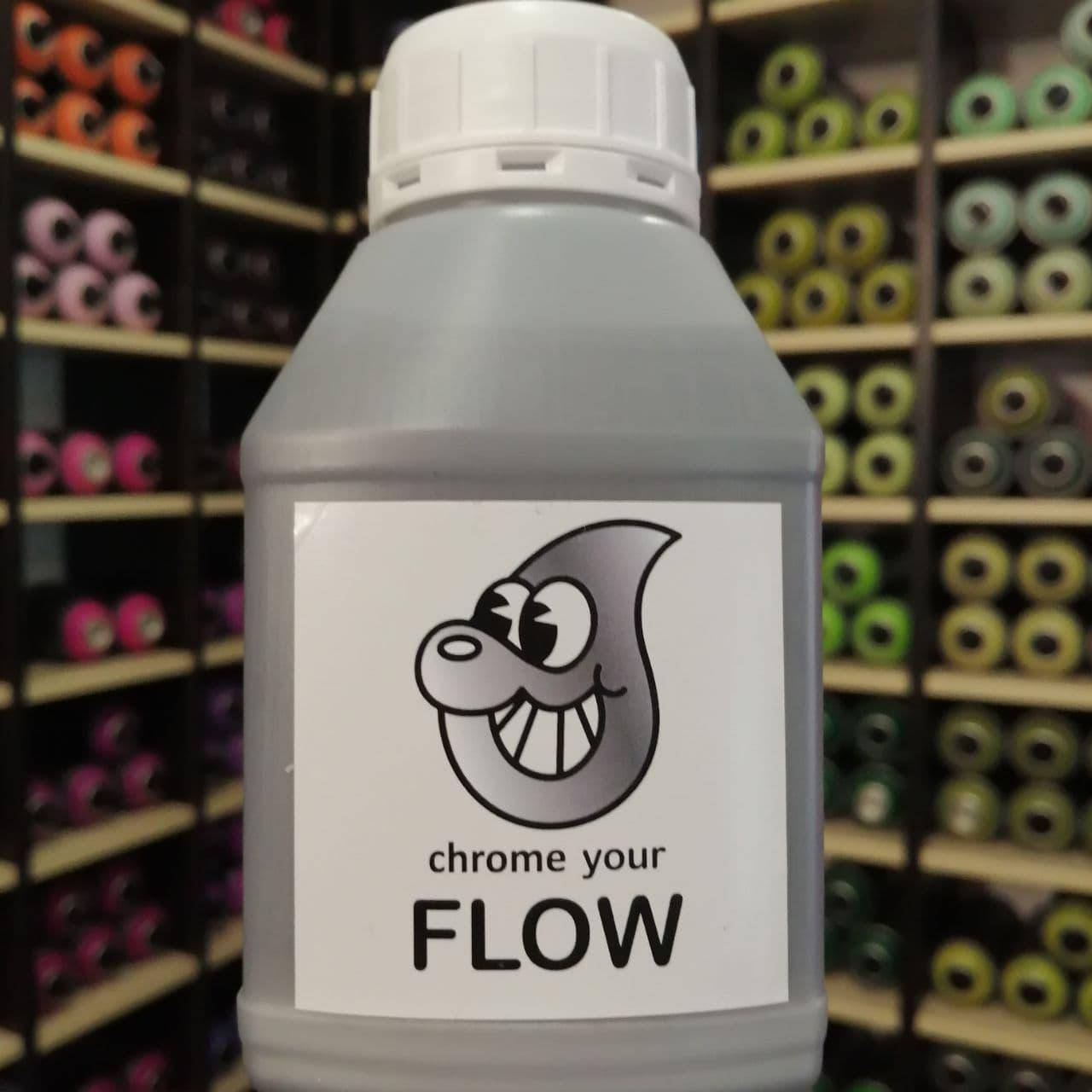 

Заправка для сквизеров Flow Chrome (Хром) 250 мл, Серый