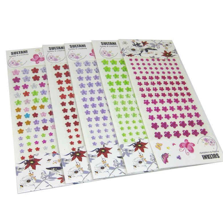 

Наклейки для творчества Sultani 9*24см стразы в ассортименте ST-8706