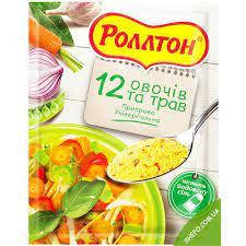 

Приправа Роллтон 12 овощей и трав 80 грамм