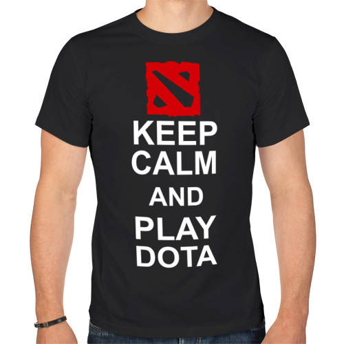

Футболка "Keep calm and play dota"