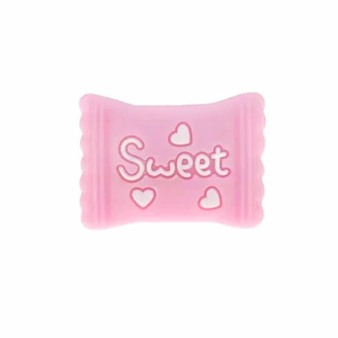 

Конфетка Sweet бусина силиконовая Розовый