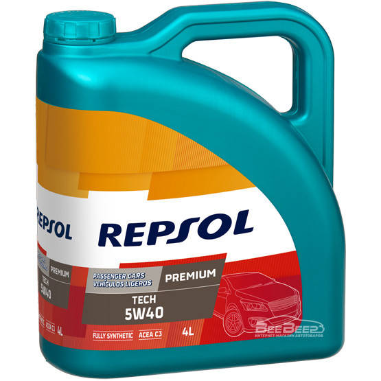 

Моторное масло REPSOL PREMIUM TECH 5W40 (4л) синтетика для автомобилей