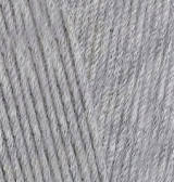 

Пряжа Cotton Gold серый меланж № 21 Alize