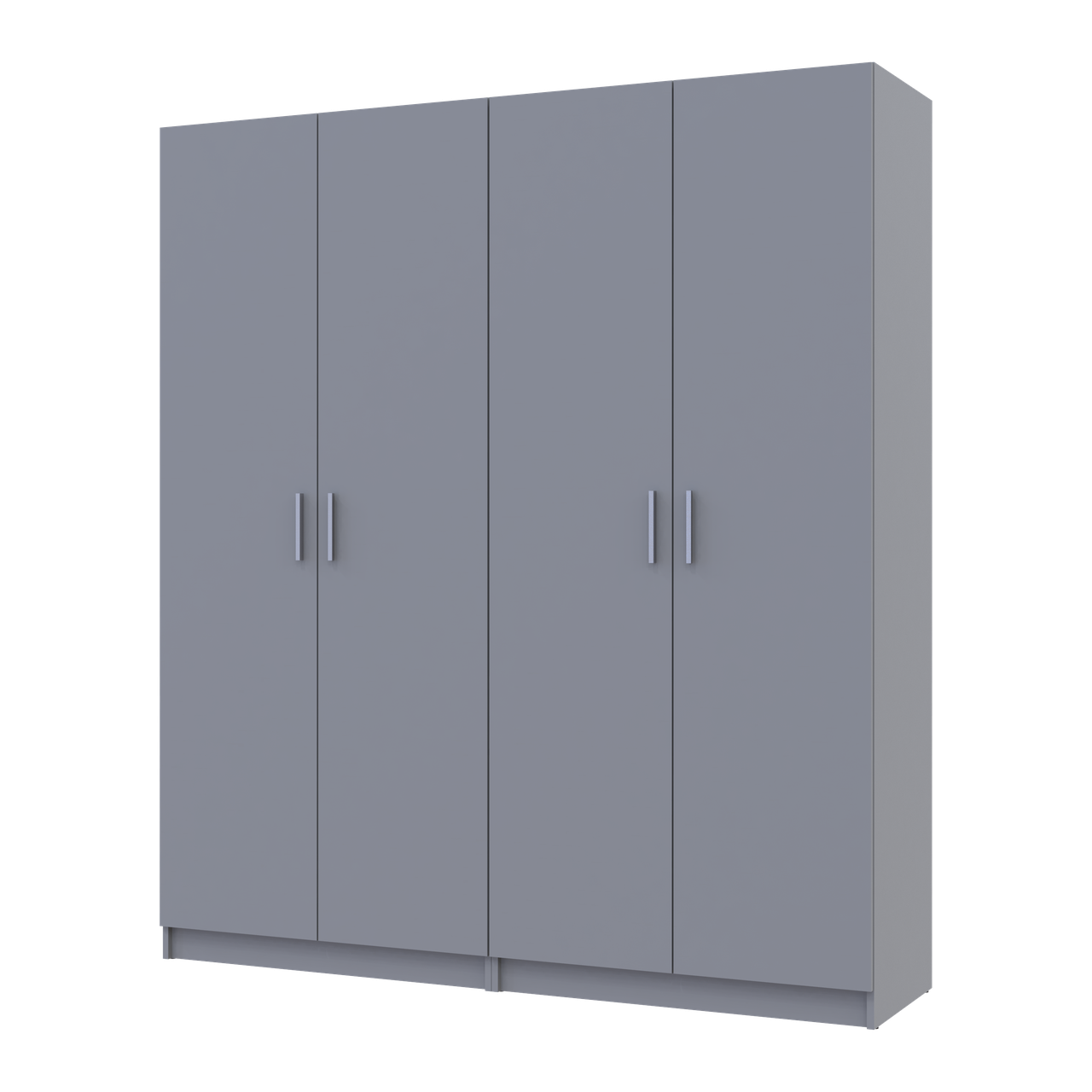 Комплект Doros Промо з полицями Сірий 2+2 ДСП 180х48х204 (80737771) 2