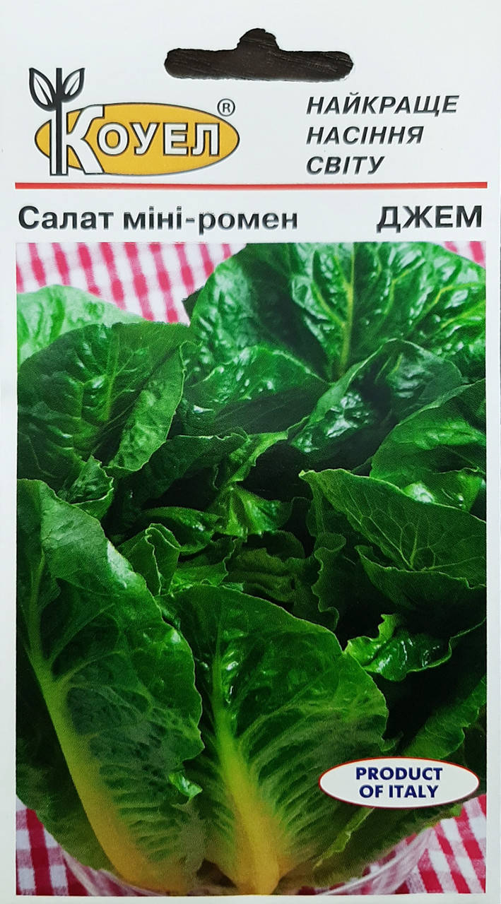 

Салат міні-ромен Джем 1г (Коуел)