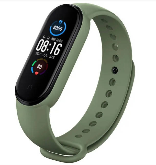 

Фитнес-трекер Xiaomi Mi Band 5 Фитнес браслет Оливковый