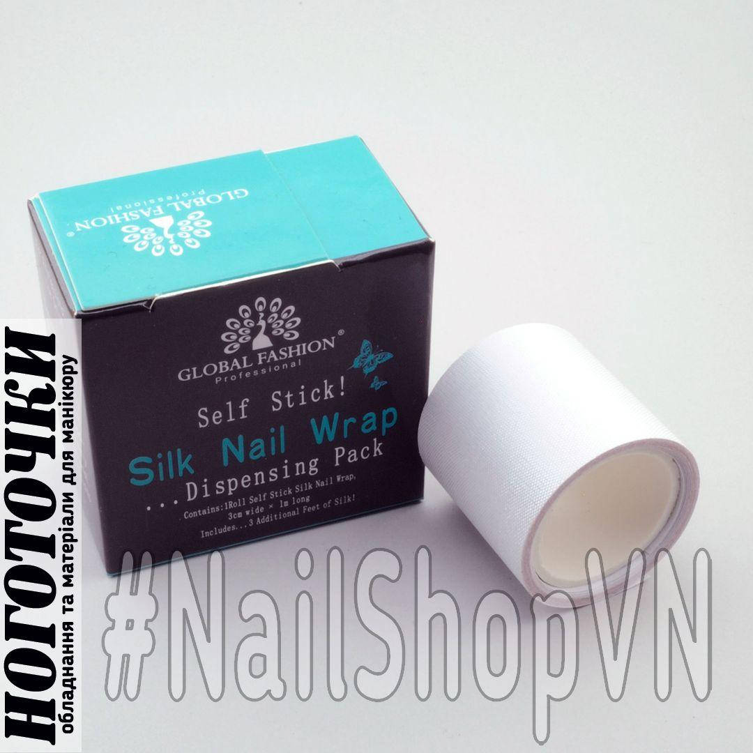 

Шелк для ремонта трещин ногтей Global Fashion Silk Nail Wrap