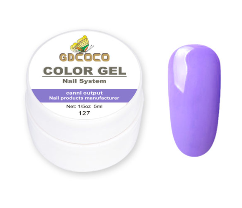 

Кольрова гель-фарба Gdcoco №127, Фиолетовый