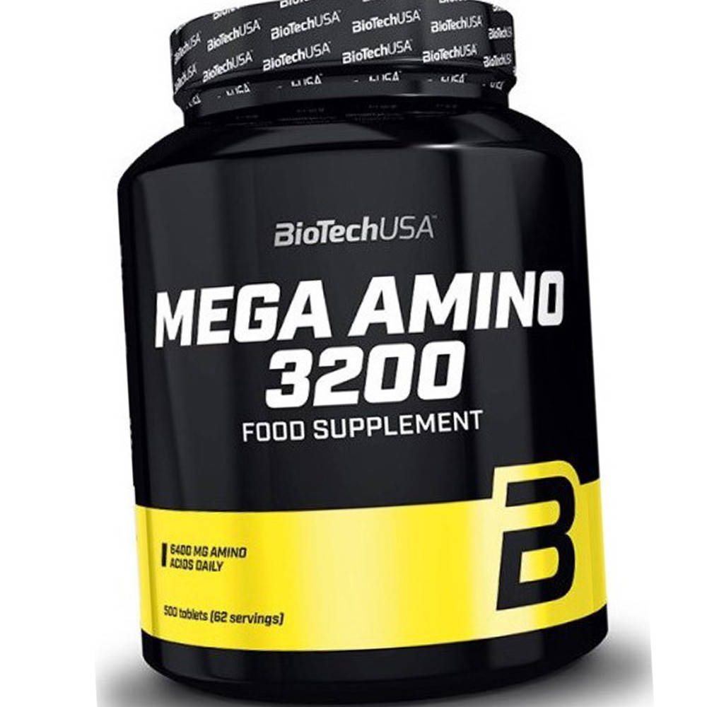 

Незаменимые аминокислоты для спортсменов BioTech Mega Amino 3200 500 таб