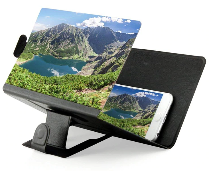 

Подставка-увеличитель экрана телефона Magnif 3D кожзам Seuno