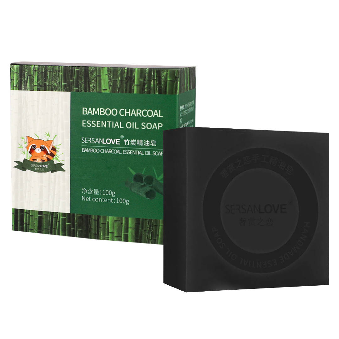 

Мыло с углем бамбука Sersan Love Bamboo Charcoal Essential Oil Soap