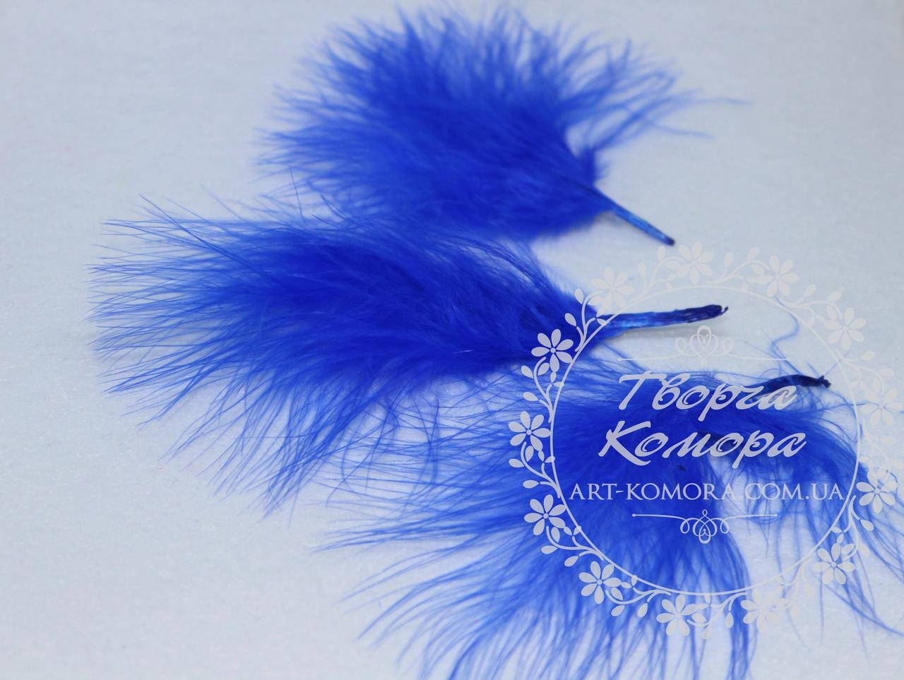 

Перо пуховое, синее, 5-12 см
