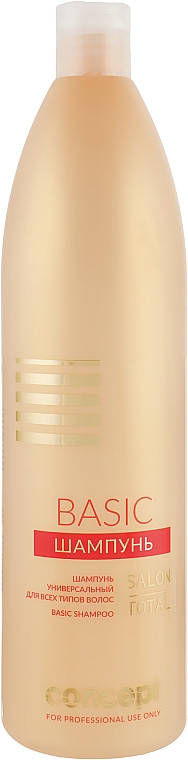 

Salon total Универсальный Шампунь для всех типов волос Concept 1000 ml