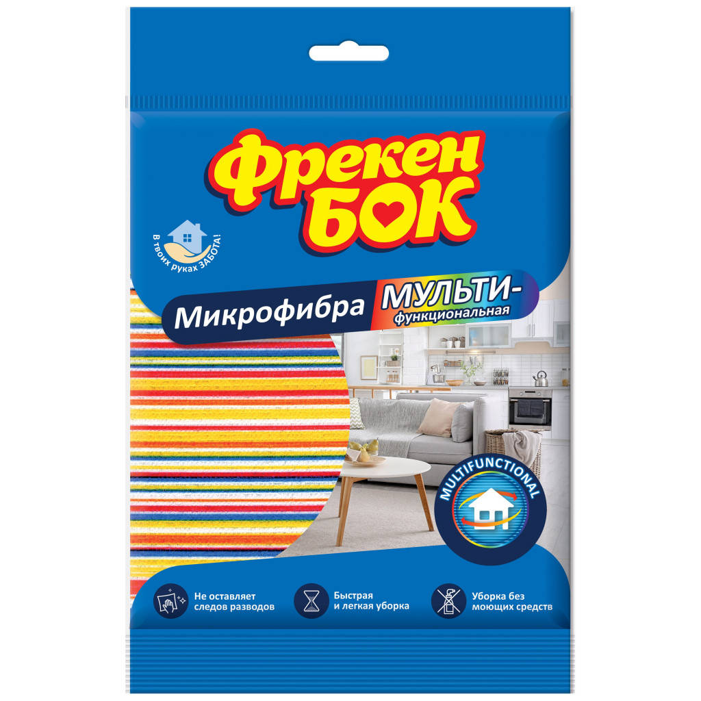 

Серветка Фрекен Бок для прибирання з мікрофіброю 1шт