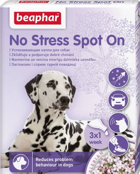 

Антистресс капли для собак Beaphar No Stress Spot On dog 1шт.