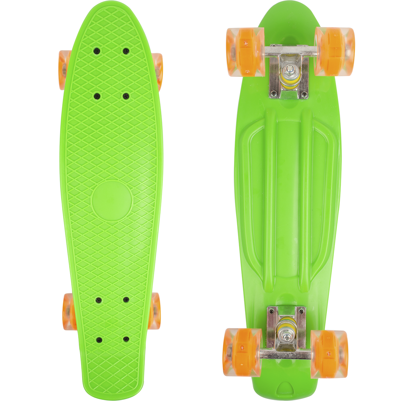 

Пенни борд зеленый с светящимися колесами Penny Board 22, Зелёный