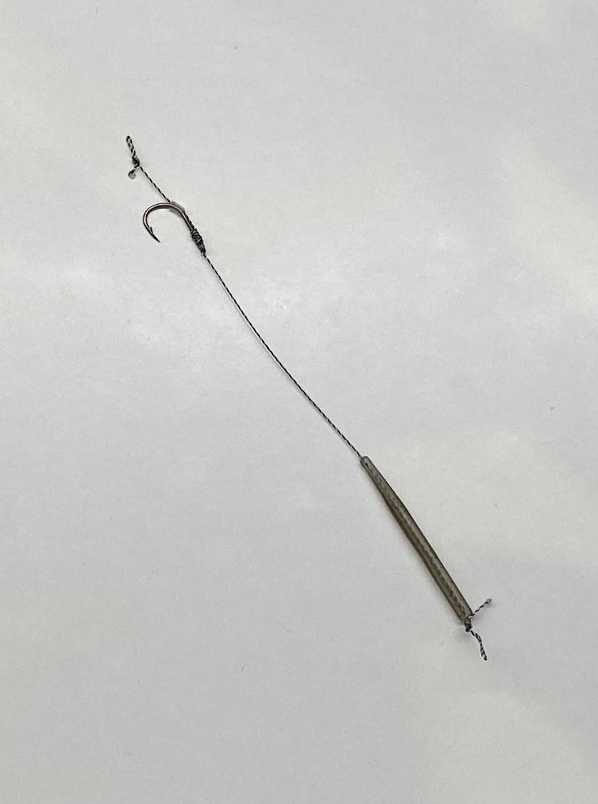 

Готовый бойловый поводок Rybalych 25Lb/11.4 кг., крючок №6