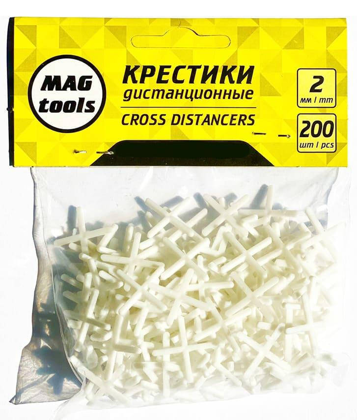 

Хрестики дистанційні Magtools 2 мм 200 шт./уп (58111)