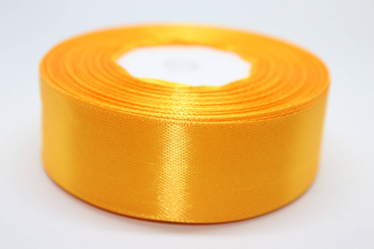 

Лента атласная 2,5 см, желто-оранжевая №17