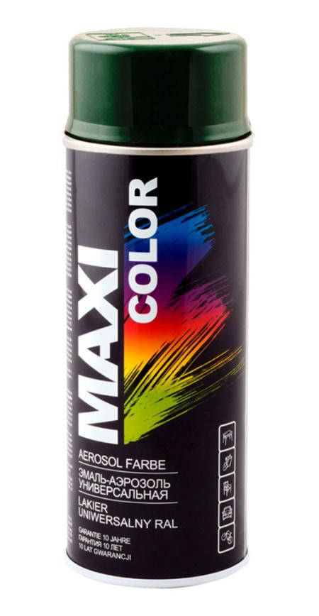 

Краска Maxi Color аэрозольная универсальная пихтовый зеленый 400 мл (MX6009), Зелёный