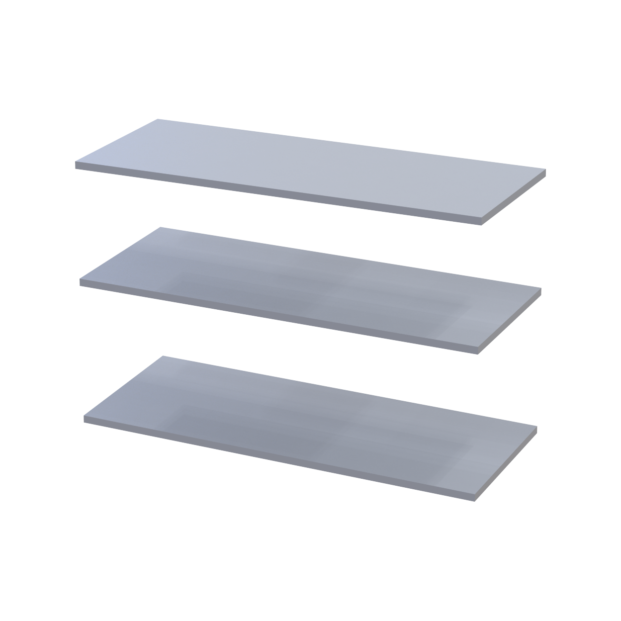 Комплект Doros Промо з полицями Сірий 2+2 ДСП 180х48х204 (80737771) 7