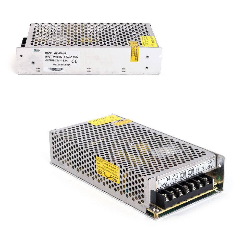 

GK-100-12 12V/8,4A (аналоги: S-100F-12, HTS-100F-12) (блок питания) HGPower®
