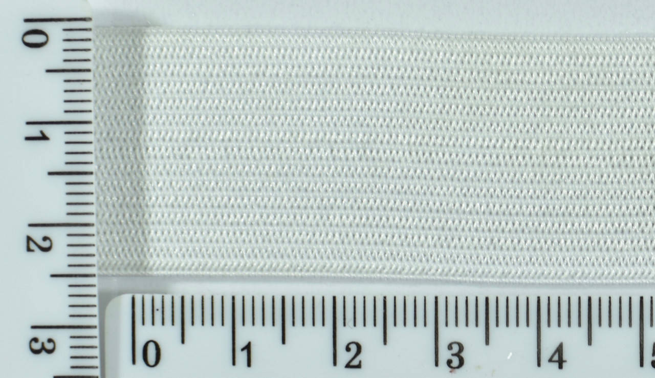 

Резинка плотная для одежды шир 2,5см бел уп=40м