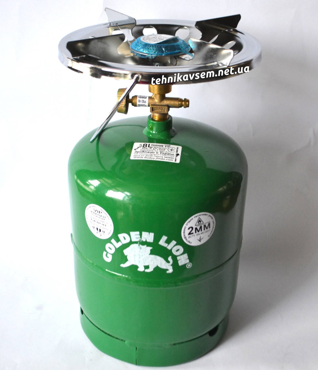 

Газовый баллон Пикник Ruddy RK-3 (8 литров)