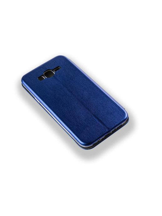 

Чехол книжка Samsung J7 2015 (J700\ J701\ J7Neo) Синий цвет