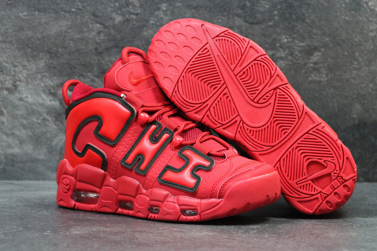 

Чоловічі Кросівки Nike Air More Uptempo 96 Червоні 46, Красный
